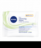 Nivea Face Wipes Pure Cleansing All Skin Types 25 Wipes