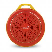 WHOLESALE SPEAKER : SP-906BT, 5 HOURS PLAY TIME, 500MAH BATTERY WITH CARABINER - GLOWING RED
