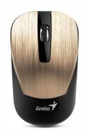 WHOLESALE MOUSE : NX-7015, BLUEEYE / UNIFIED RECEIVER,HAIRLINE DESIGN 1600 DPI GOLD