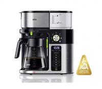 Braun MultiServe Coffee Machine 7 Programmable Brew Sizes / 3 Strengths   Iced Coffee & Hot Water for Tea, Glass Carafe