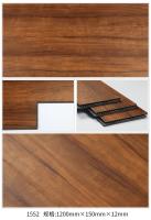 wpc slip resistant Plastic easy click plank wood composite vinyl flooring in stock