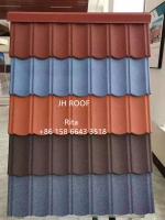 colorful stone coated steel roofing tile