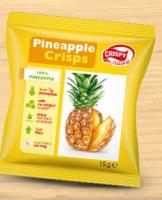 Crunchy pineapple crisps