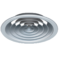 Circular Ceiling Diffuser with & without damper