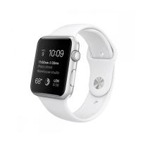 iWatch MJ3N2 42MM Aluminium Silver with White Sport Band