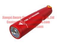 portable aerosol fire extinguisher for special application for fire-fighters