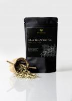 Bahari Loose Leaf Silver Tips White Tea - Natural Health & Wellness Support  in a Rich, Premium, Sustainable, Authentic Specialty Silver Tips Tea from Kenya - 50g