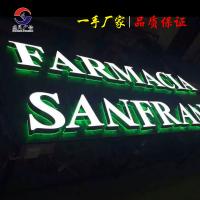 The first door signs custom double-sided resin luminous word factory