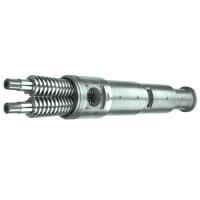 Conical twin - screw barrel