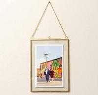 glass and brass photo frame 8''x10'' inches