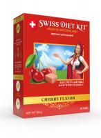 Swiss Diet Kit - Natural Weight Loss, High Fiber Slimming Candy for Men & Women, Supports Weight Management, Made in Switzerland, Cherry 125g