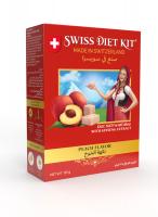 Swiss Diet Kit Weight Management Dietary Fiber Supplement-Best Belly Fat Burners for Women and Men- Fruity Slimming Chewable Candy Fiber Supplement- Made in Switzerland, Peach 30 Count (125g)