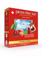 Swiss Diet Kit Weight Management Dietary Fiber Supplement-Best Belly Fat Burners for Women and Men- Fruity Slimming Chewable Candy Fiber Supplement- Made in Switzerland, Cherry 60 Count (250g)