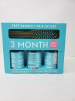 SugarBear Hair Vitamins Vegan Gummy Hair Vitamins 3 Month Supply Gift Pack