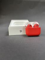 Red Original AirPods 3 Apple Painted Custom