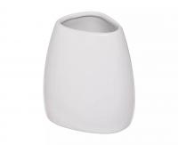 Mini Ceramic Vase - White, 11x10x11 cm - Elegant and Modern Decorative Vase for Home or Office