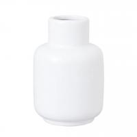Large Ceramic Vase - White, 20 x 10 x 7.5 cm - Elegant and Modern Decorative Vase for Home or Office