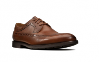 Wholesale Clarks Men's Formal Shoes Ronnie Limit British Tan leather