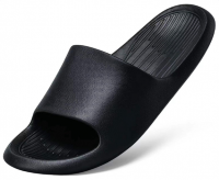 Wholesale Black Non Slip Unisex Slippers - Experience Ultimate Comfort and Traction