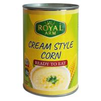 Wholesale Royal ARM Cream style corn canned food