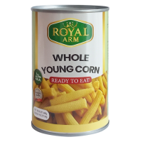Wholesale Royal ARM whole young corn canned food