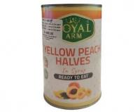 Wholesale Royal ARM yellow peach halves canned food