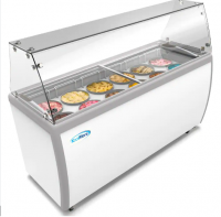 Wholesale ice cream freezers high glass on top for Restaurant