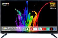 Magic World 32 Inch Smart TV with Built-in Receiver (t2/s2), Android 11.0, Wi-Fi, Free Wall Mount, and 1 Year Warranty