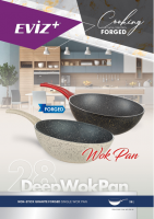 Non-stick granite single wok pan