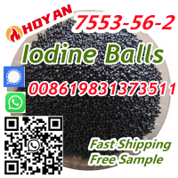 Good Quality 7553-56-2 Iodine Crystals CAS 7553-56-2 Iodine Prilled Iodine Balls Black China Supplier