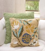Floral Hand Tufted Pillow Cover | 18 X 18 Decor Pillow Cover