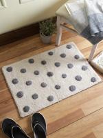 Handmade Anti Slip Cotton Bathmat for Bathroom Decor