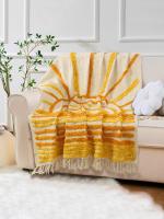 Sunrise minimalist tuft throw | Best throws for living room | Cozy And Warm Tufted Throw