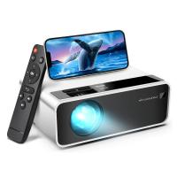 WOWNECT WP17 | Mini Wifi Projector 150 ANSI/Screen Size upto 120inch Native Res 800x480P Wireless Screen Mirroring Home Theater Portable Projectors