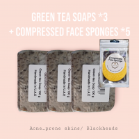 Organic Green Tea Face Soap For Acne_prone skins and blackheads
