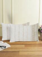 Striped Handwoven Pillow Cover | Lumbar Pillow Cover | Home Decor Pillowcase | Housewarming Gifts