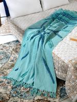 Aqua Blue Throw Blanket | Soft And Cozy Throw blanket | Decorative Throw | Home Decor Throw | Gift For Home