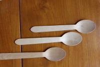 160MM Biodegradable Disposable Wooden SPOON, Pack of 100