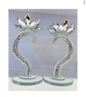 2 Candle Holder Silver