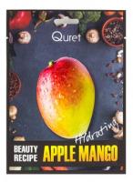 Quret Beauty Recipe Mask - Apple Mango[Hydrating] 25g / 0.88oz