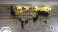 3d art world map wall decor