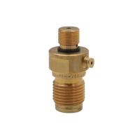 Spring loaded no-return valve for CO2 cylinders - W0170