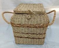 BURI - BACBAC ROPE  STORAGE BASKET WITH COVER