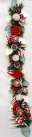 CHRISTMAS RED STRIPE GARLAND