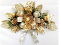 CHRISTMAS  GOLD ELEGANT SWAG LARGE AND MEDIUM