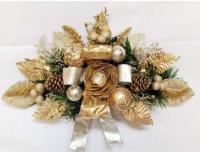 CHRISTMAS GOLD ELEGANT SWAG