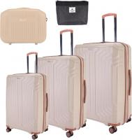 Wholesale Sonada Unbreakable Luggage Unisex,Double Zipper,Expandable, TSA Lock With 4 Double Silent Wheels Set of 4 Pcs (Champ)