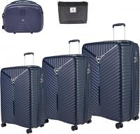 Wholesale Sonada Unbreakable Luggage TSA Approved Luggage Set of 4, ANTI Theft Double Zipper Suitcase for Travel, 4 Double Silent Wheel, Expandable Suitcase (CS97790W8-4T BLUEBERRY)