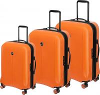 Wholesale VERAGE Luggage TSA Approved Suitcase for Travel, Expandable Luggage, Houston Collection Set of 3 Orange