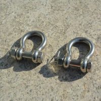 SS304 SS316 Manufacture High Quality  for lifting industry US security bolt Bow Shackle